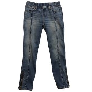 Gap Denim Girl Jegging Ankle SZ 10 Regular Denim Light Wash Pull On Easy Off
